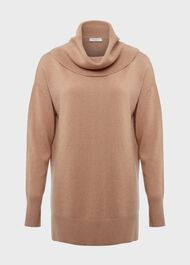 Harper Jumper With Cashmere, Camel, hi-res