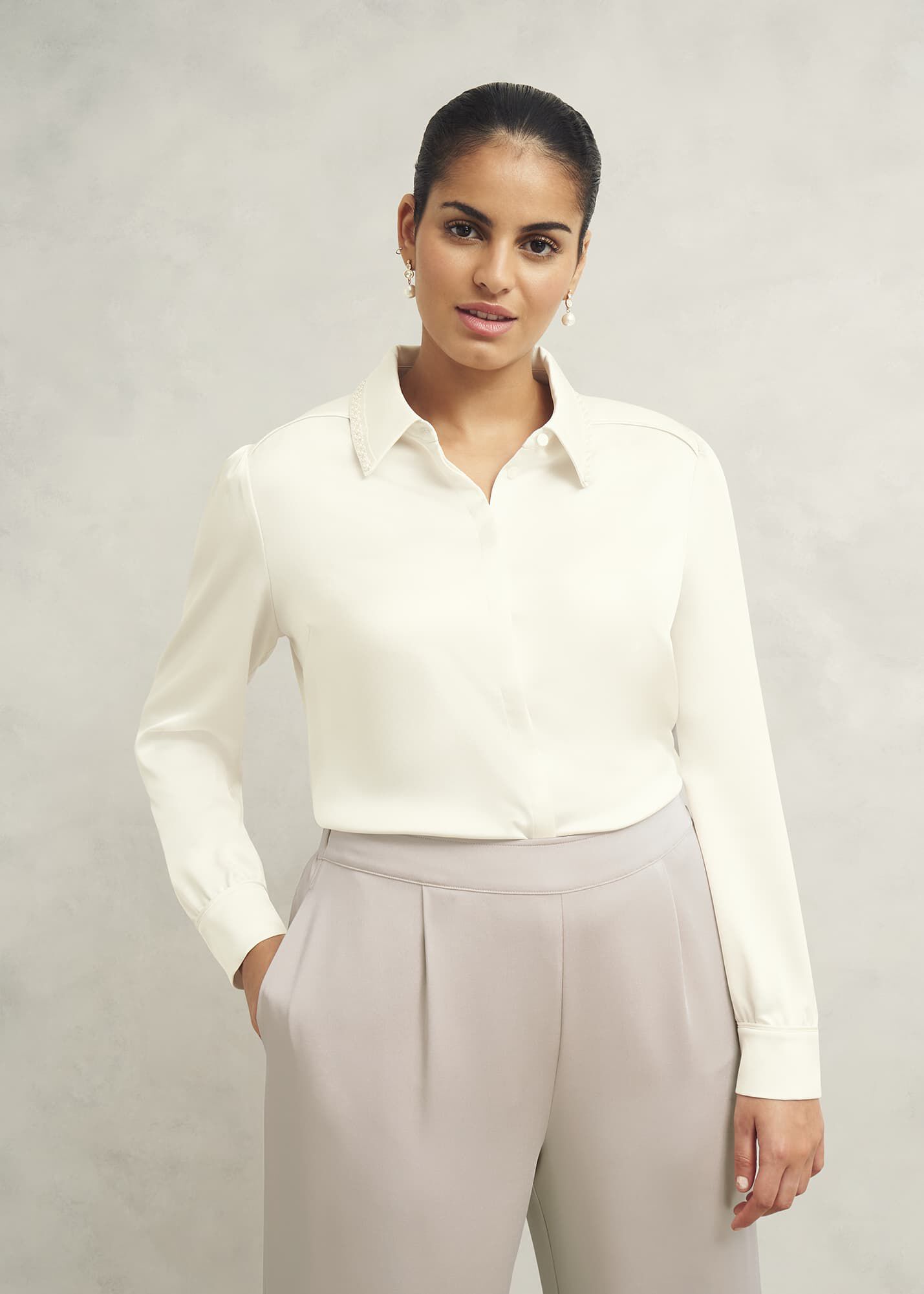 低価格の Embelished Maisey Shirt | US Hobbs | トップス