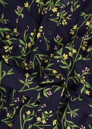 Christina Cotton Dress, Navy Multi, hi-res
