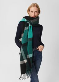 Elsa Scarf, Teal, hi-res