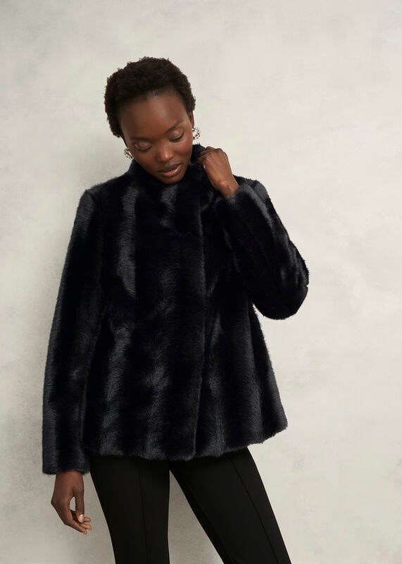 Misha Faux Fur Coat