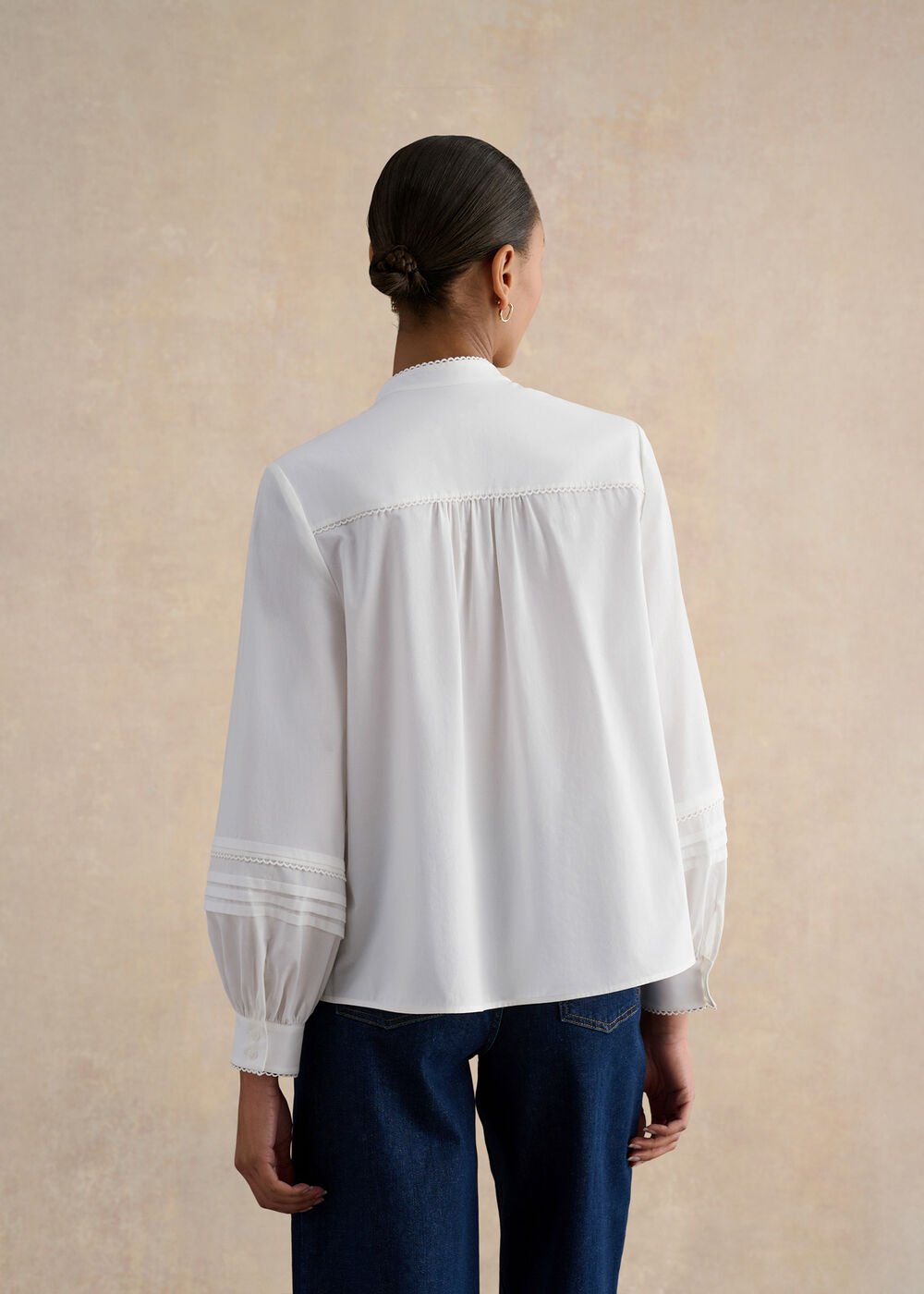 Mariette Blouse, Ivory, hi-res