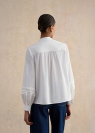 Mariette Blouse, Ivory, hi-res
