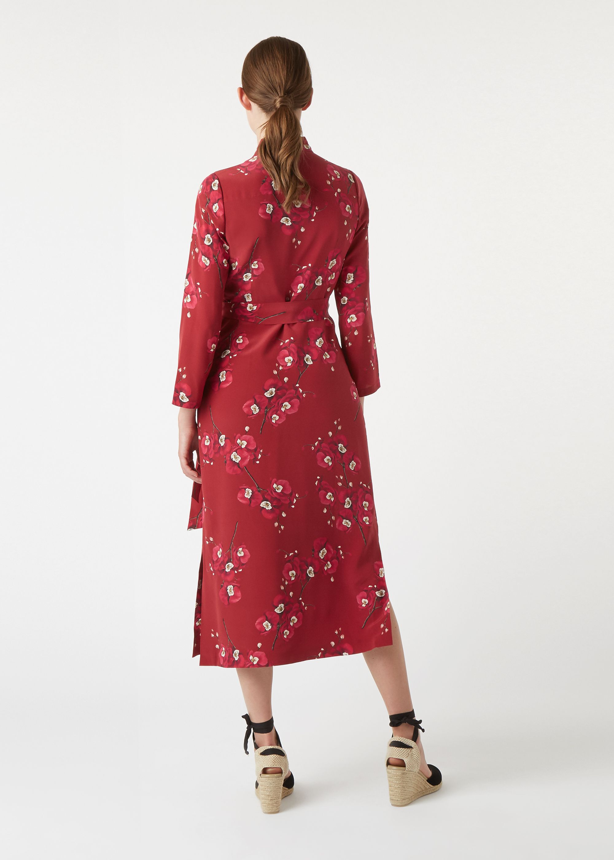 Hobbs margot silk dress clearance