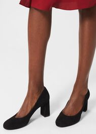 Sonia Court Shoes, Black, hi-res