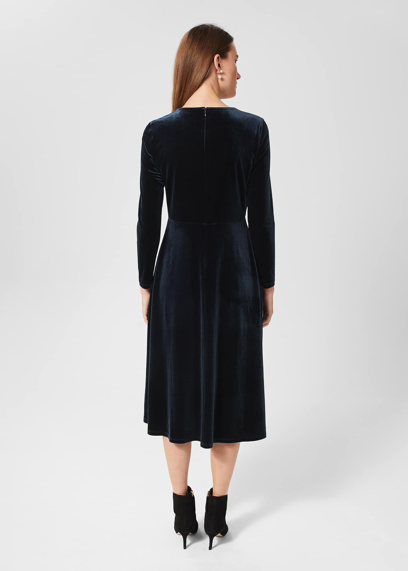 Hobbs top velvet dress
