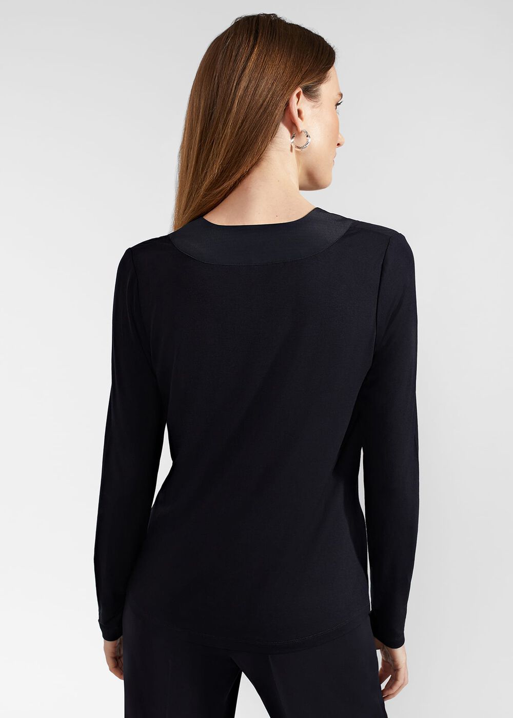 Jonie Long Sleeved Top, Hobbs Navy, hi-res