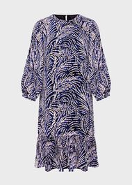 Lilith Dress, Navy Blue Multi, hi-res