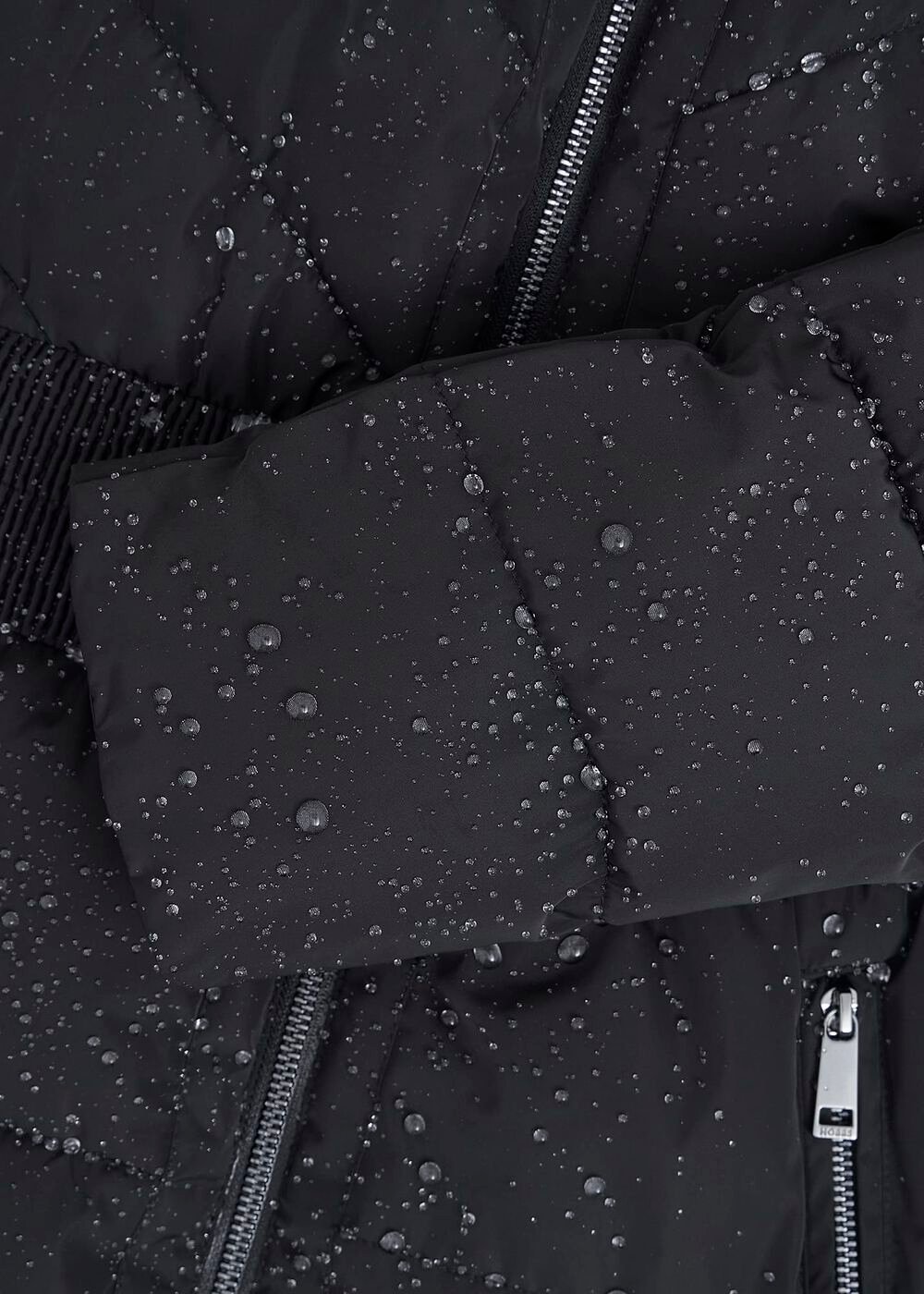 Petite Amalie Puffer, Black, hi-res