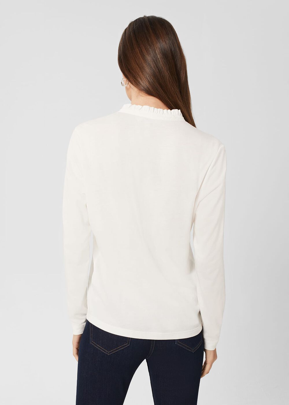 Rae Pintuck Top, Ivory, hi-res