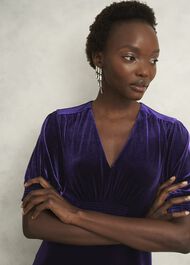 Petite Dormer Dress, Midnight Purple, hi-res