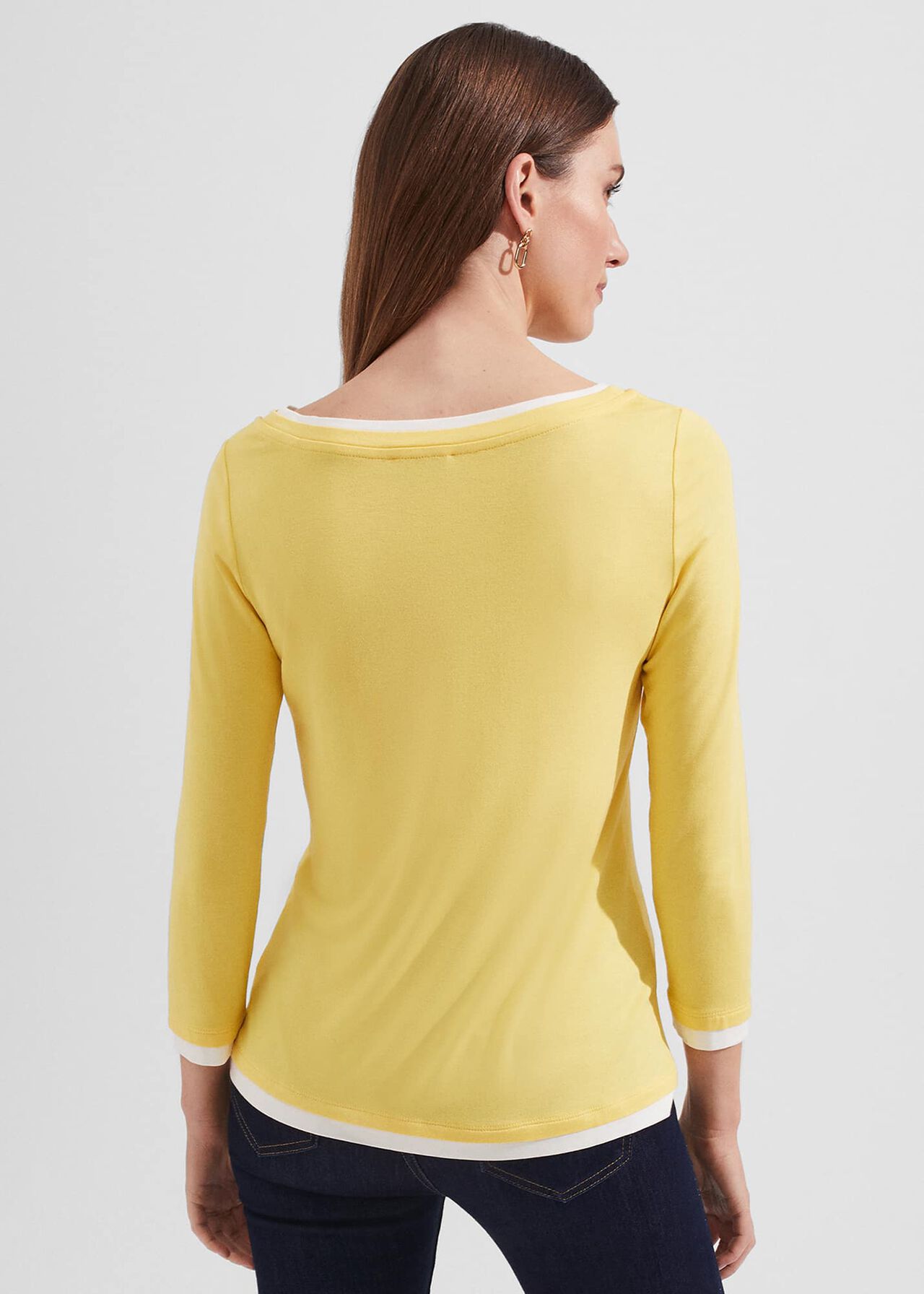 Delaney Top, Yellow, hi-res