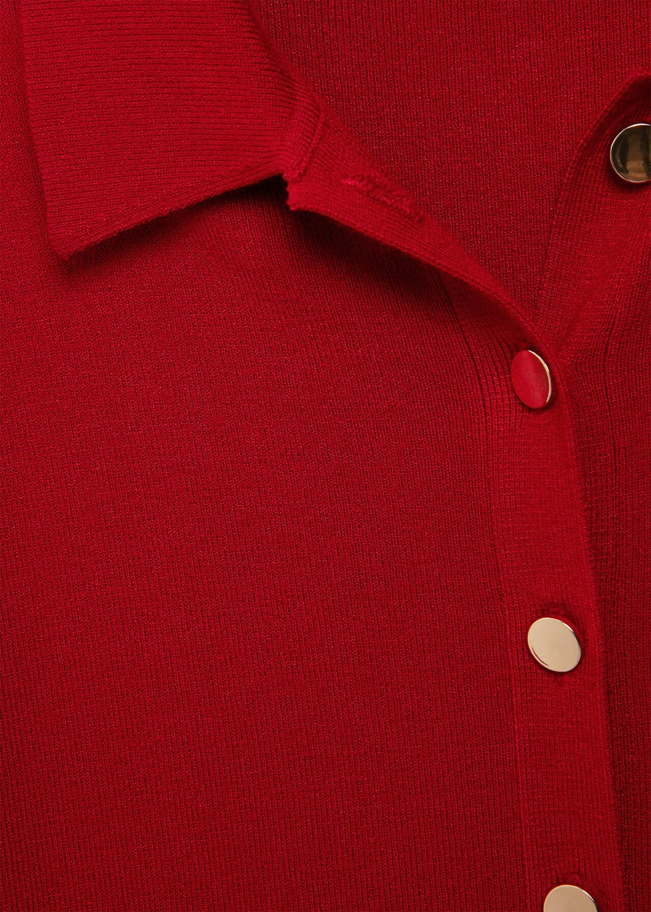 Arabelle Knitted Dress, Red, hi-res