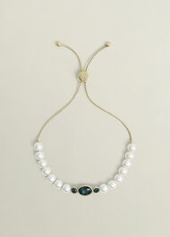 Priscilla Bracelet, Green Ivory, hi-res