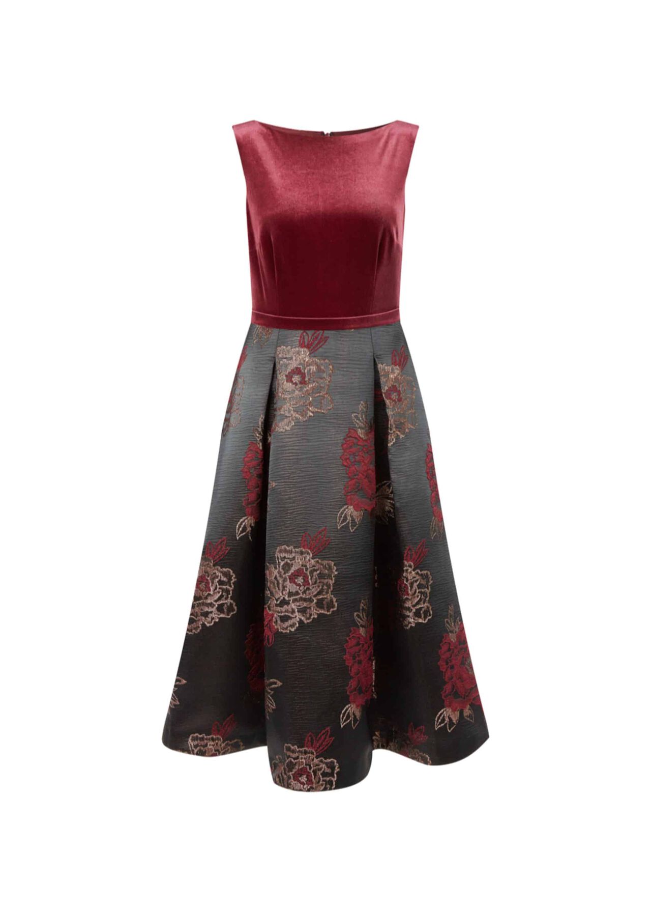 Belle Dress Plum Black