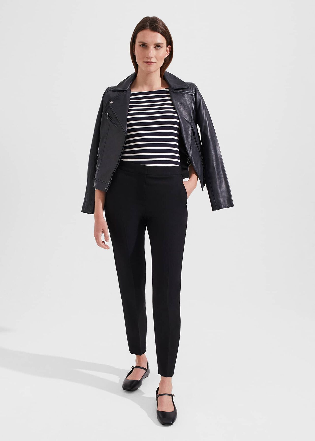 Petite Gael Trousers, Black, hi-res