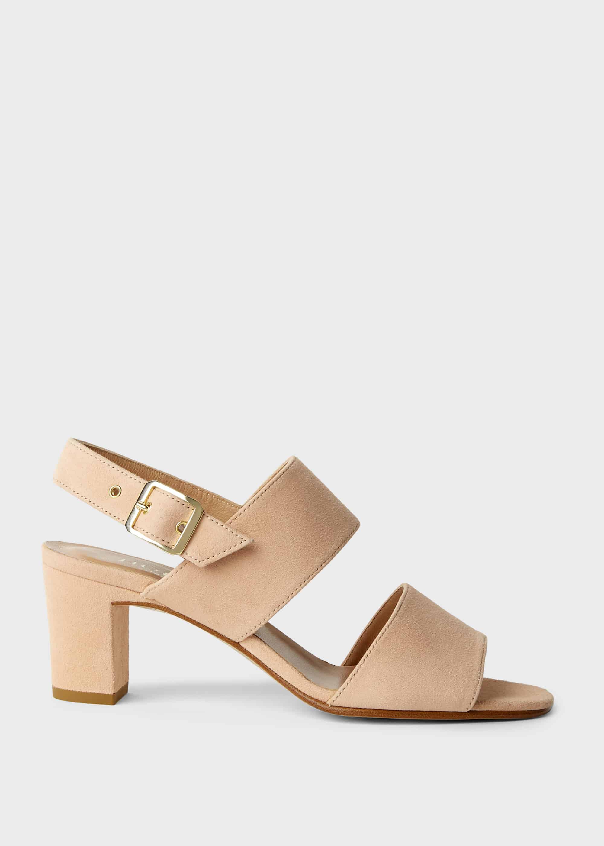 Blush block shop heel sandals