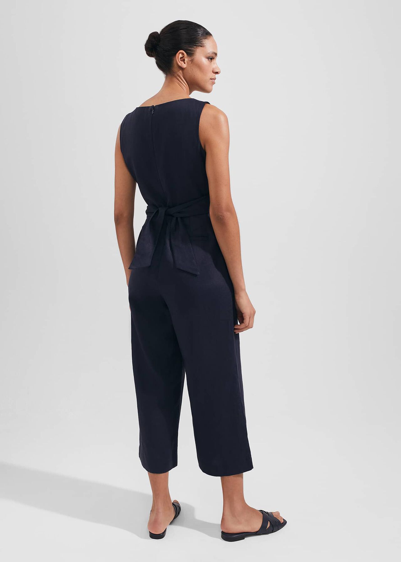 Lindie Jumpsuit, Navy, hi-res