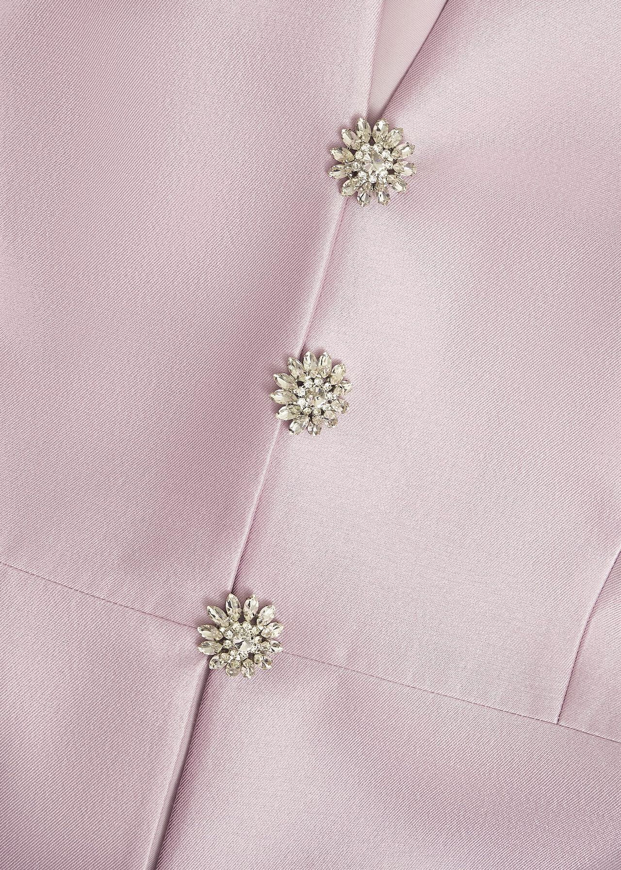 Rhea Wool Silk Coat, Soft Petal Pink, hi-res