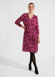 Elaina Dress, Purple Multi, hi-res