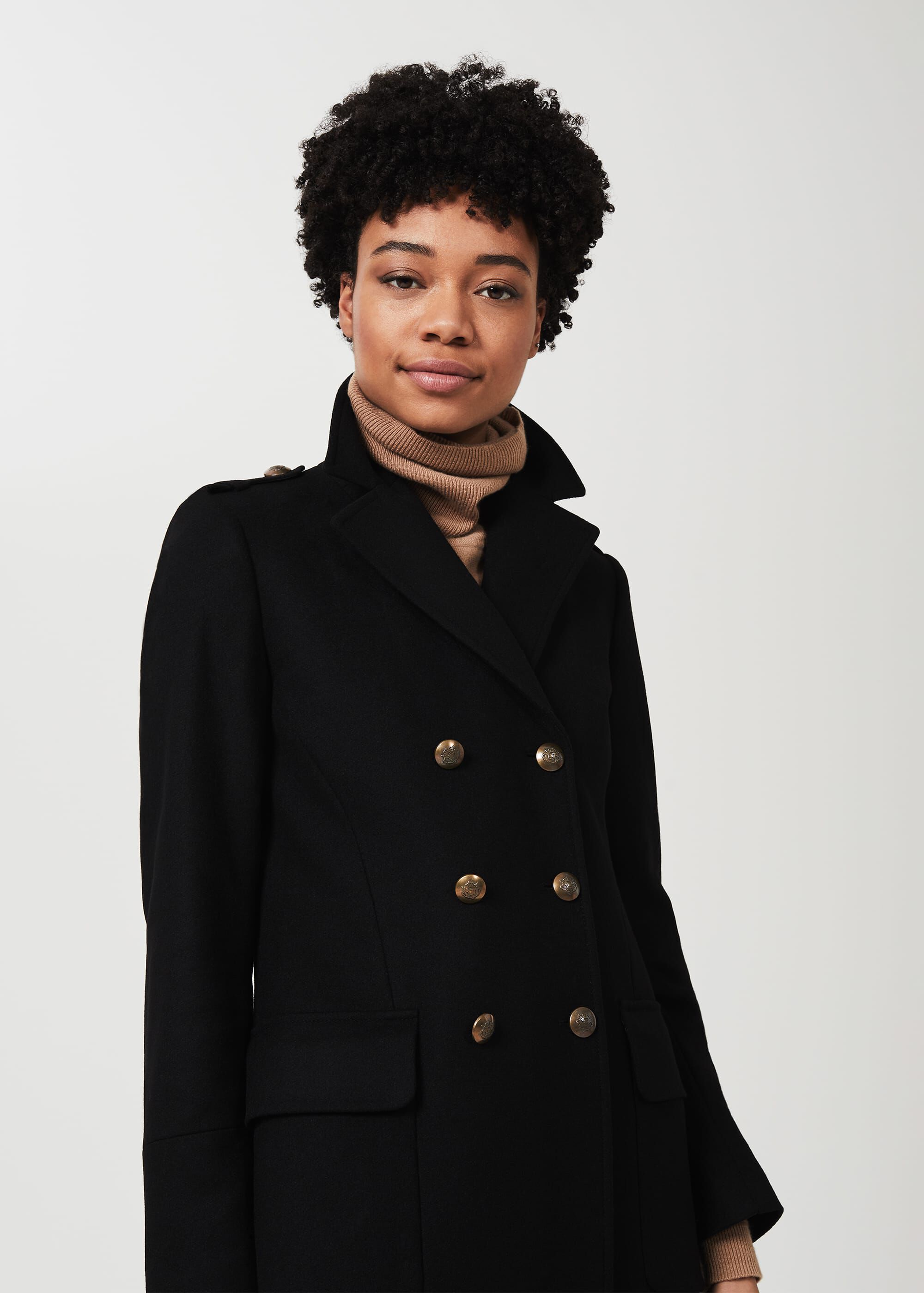 calvin klein wool trench coat