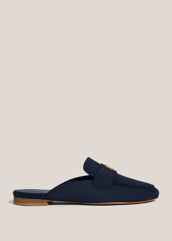 Lola Suede Backless Loafers