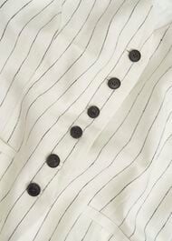 Groombridge Linen Waistcoat, Ivory Navy, hi-res