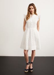 Sulby Dress, White, hi-res