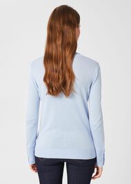 Morgan Jumper With Silk, Powder Blue, hi-res