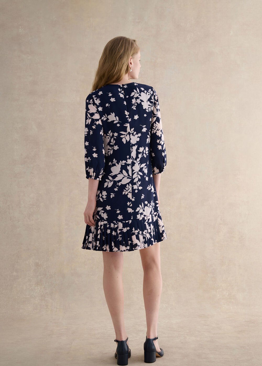 Liana Floral Mini Dress, Midnight Pink, hi-res