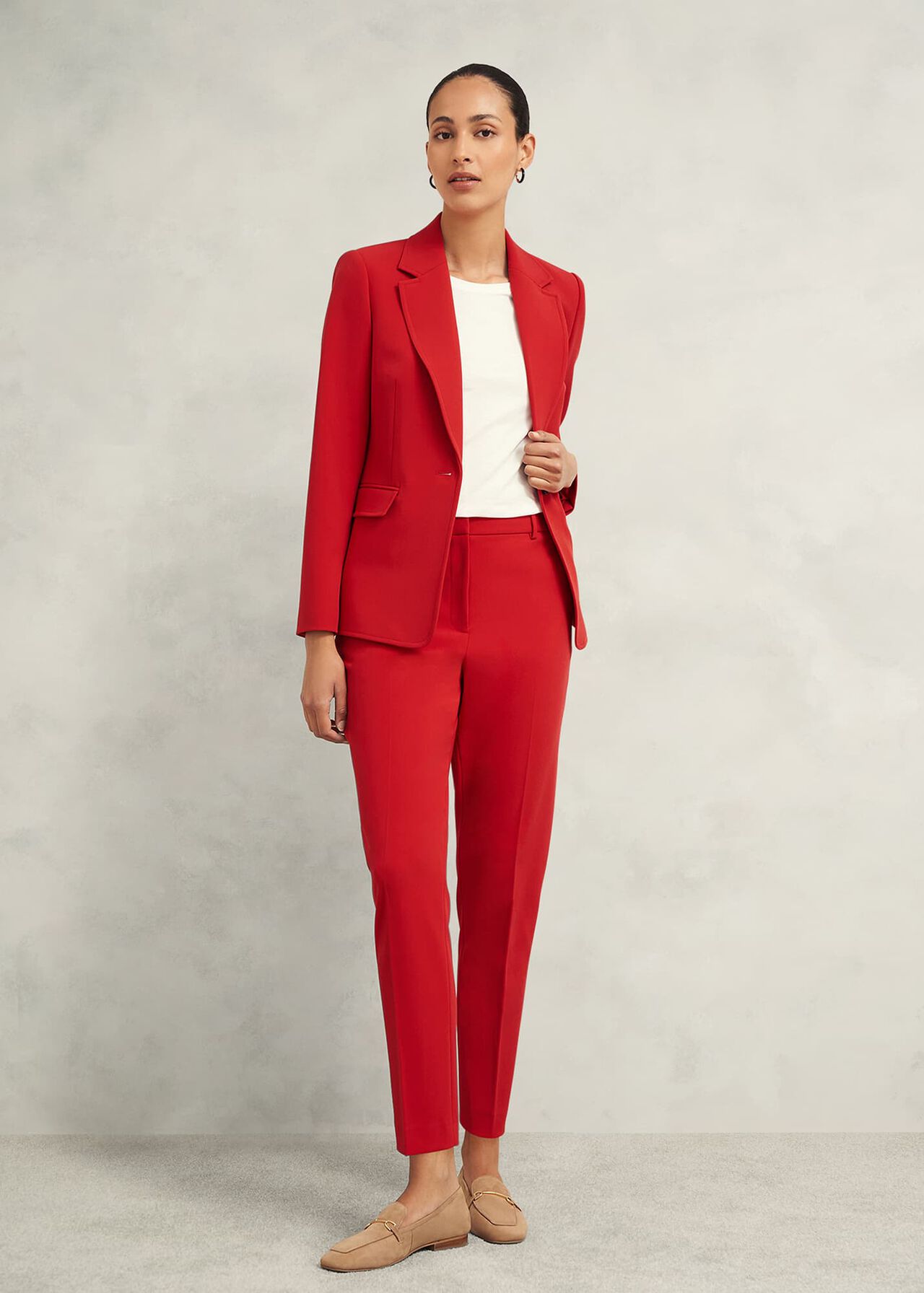 Miley Suit Jacket, Begonia Red, hi-res