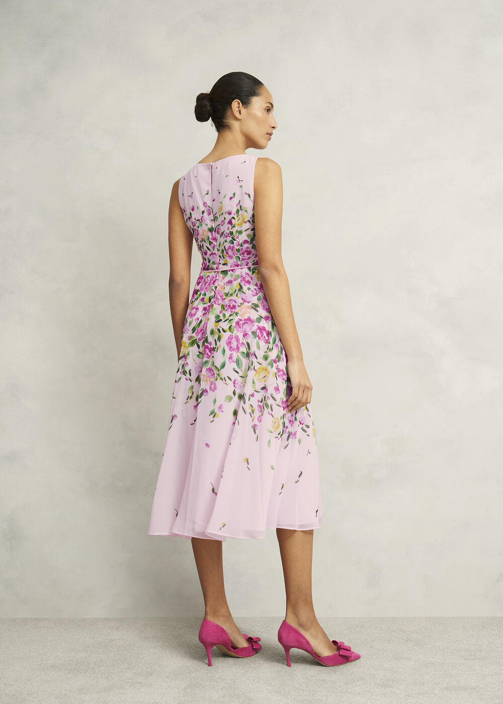 Petite Carly Dress, Pink Multi, hi-res