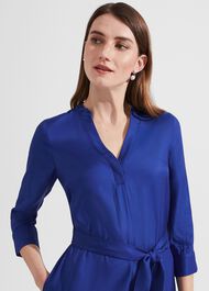 Sara Shirt Dress, Deep Blue, hi-res