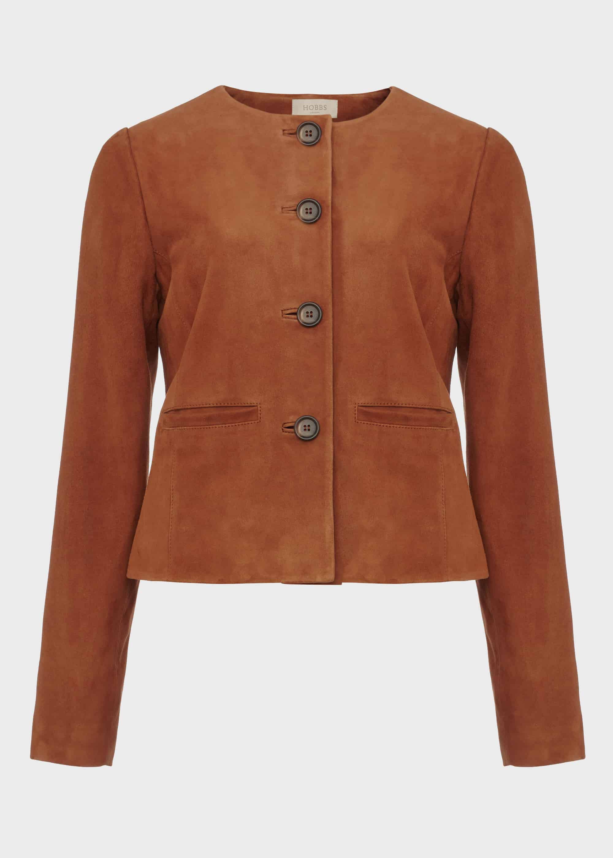 long suede jacket