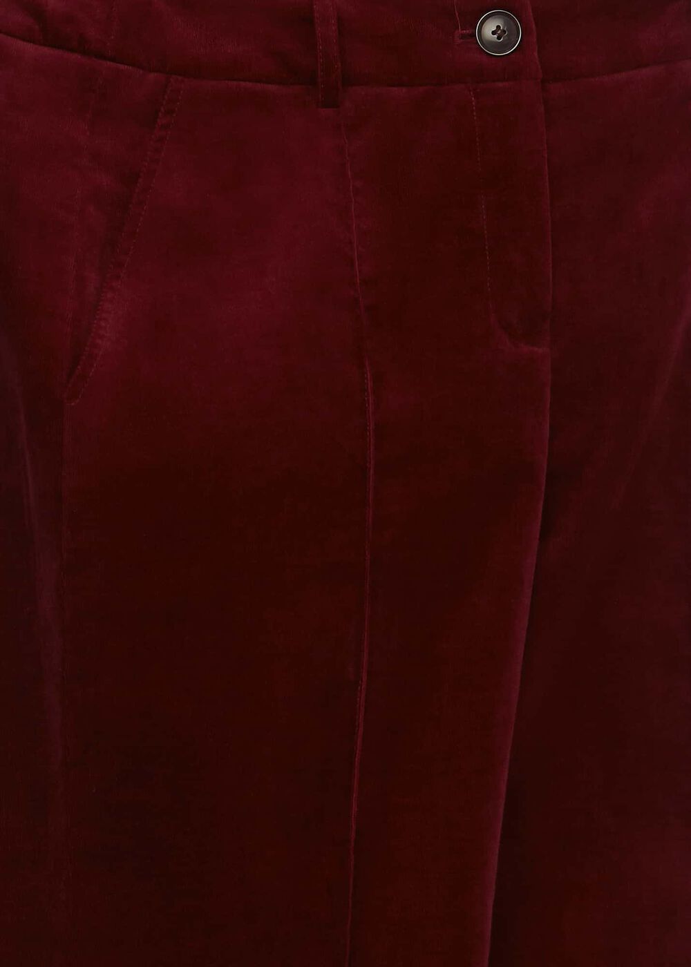 Kassandra Cord Trousers, Dark Red, hi-res
