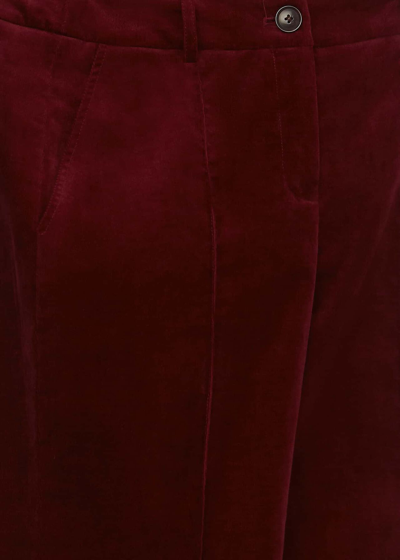 Kassandra Cord Pants, Dark Red, hi-res