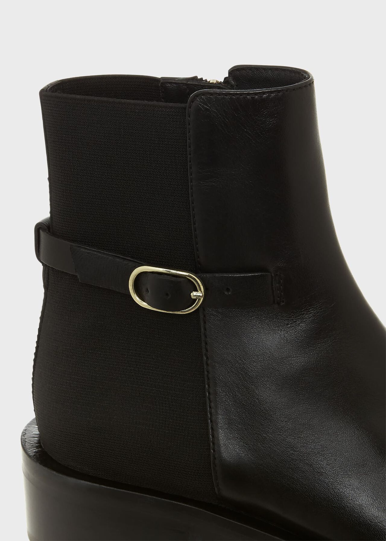 Finlay Stretch Ankle Boots, Black, hi-res