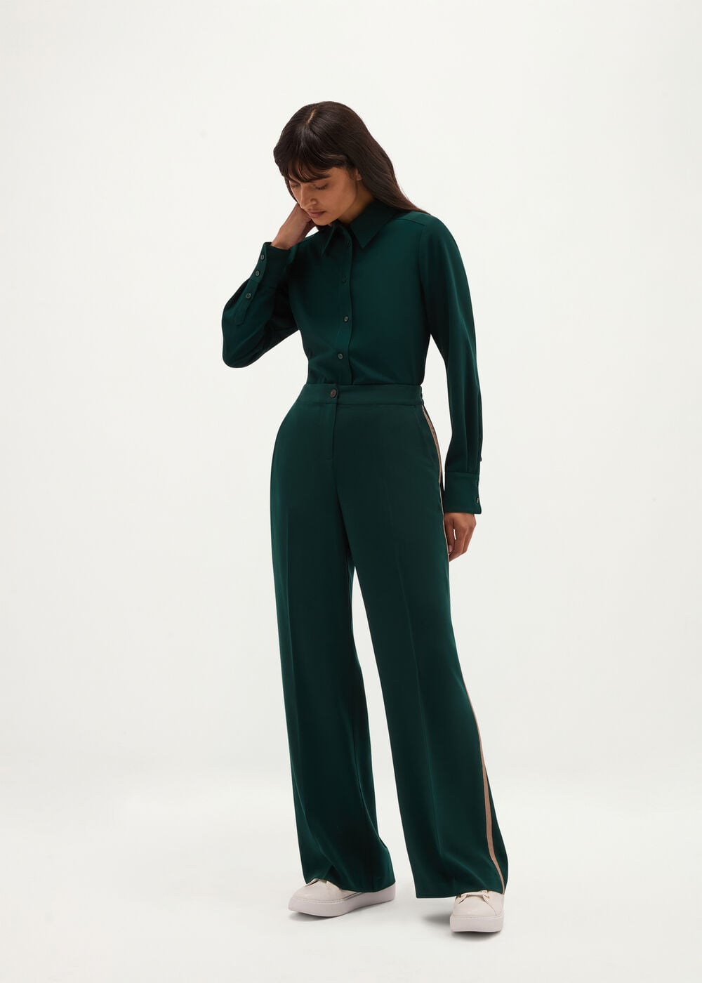 Petite Hadley Wide Leg Trousers