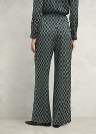Finwell Satin Trousers, Multi, hi-res