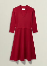 Petite Scarlett Dress, Pomegranate Red, hi-res