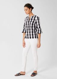Acacia Top, Black White, hi-res