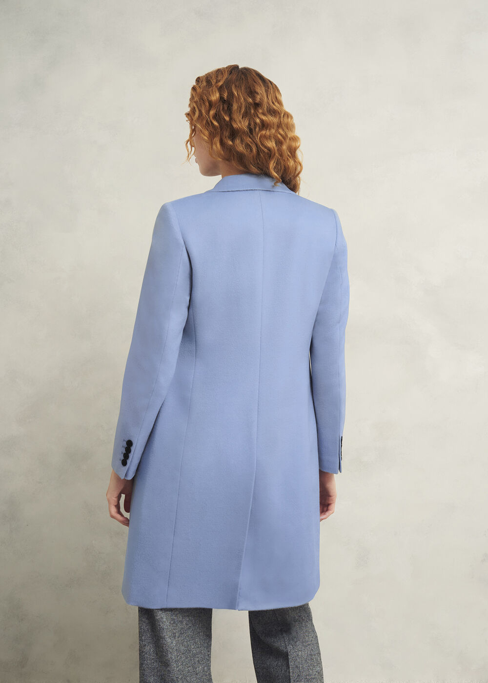Petite Cavendish Wool Coat, Pale Blue, hi-res