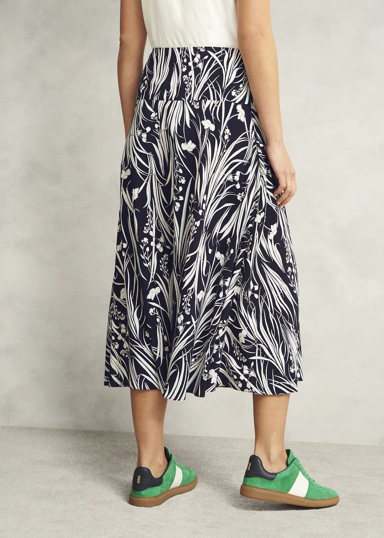 Noemi Skirt, Navy Ivory, hi-res
