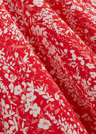 Petite Maddie Dress, Red Ivory, hi-res