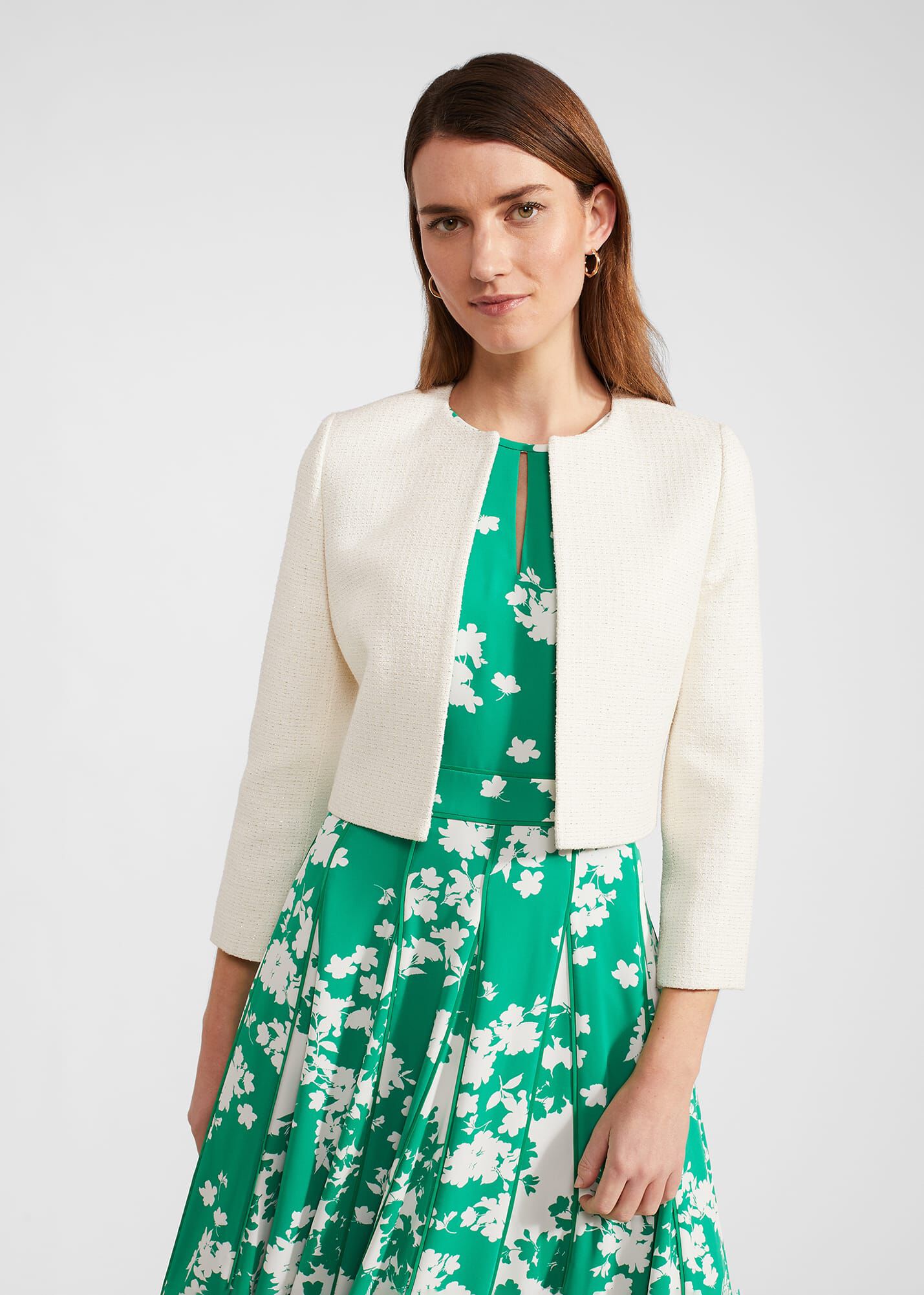 Hobbs odelia coat ivory on sale