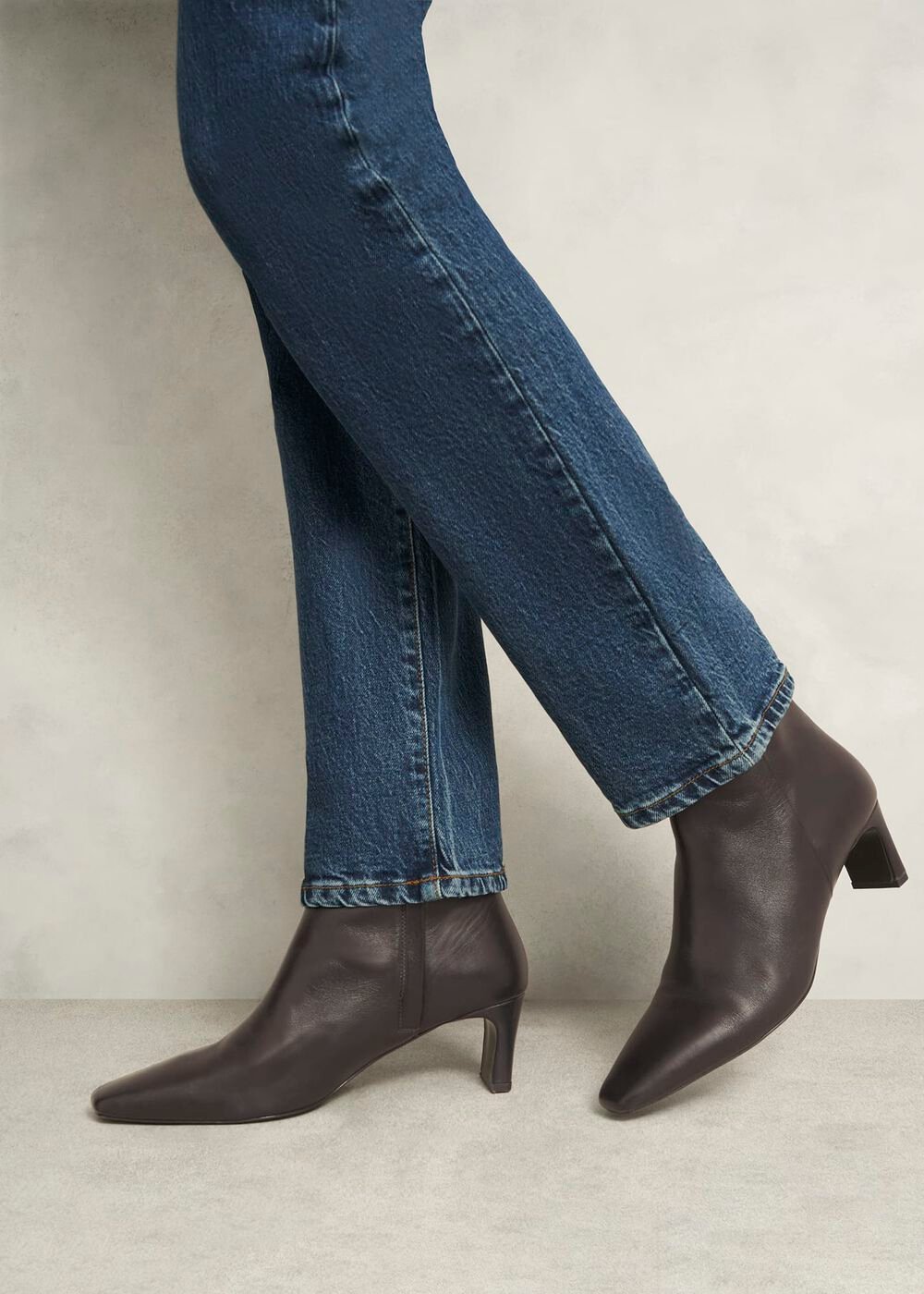 Isla Ankle Boots, Chocolate Brown, hi-res
