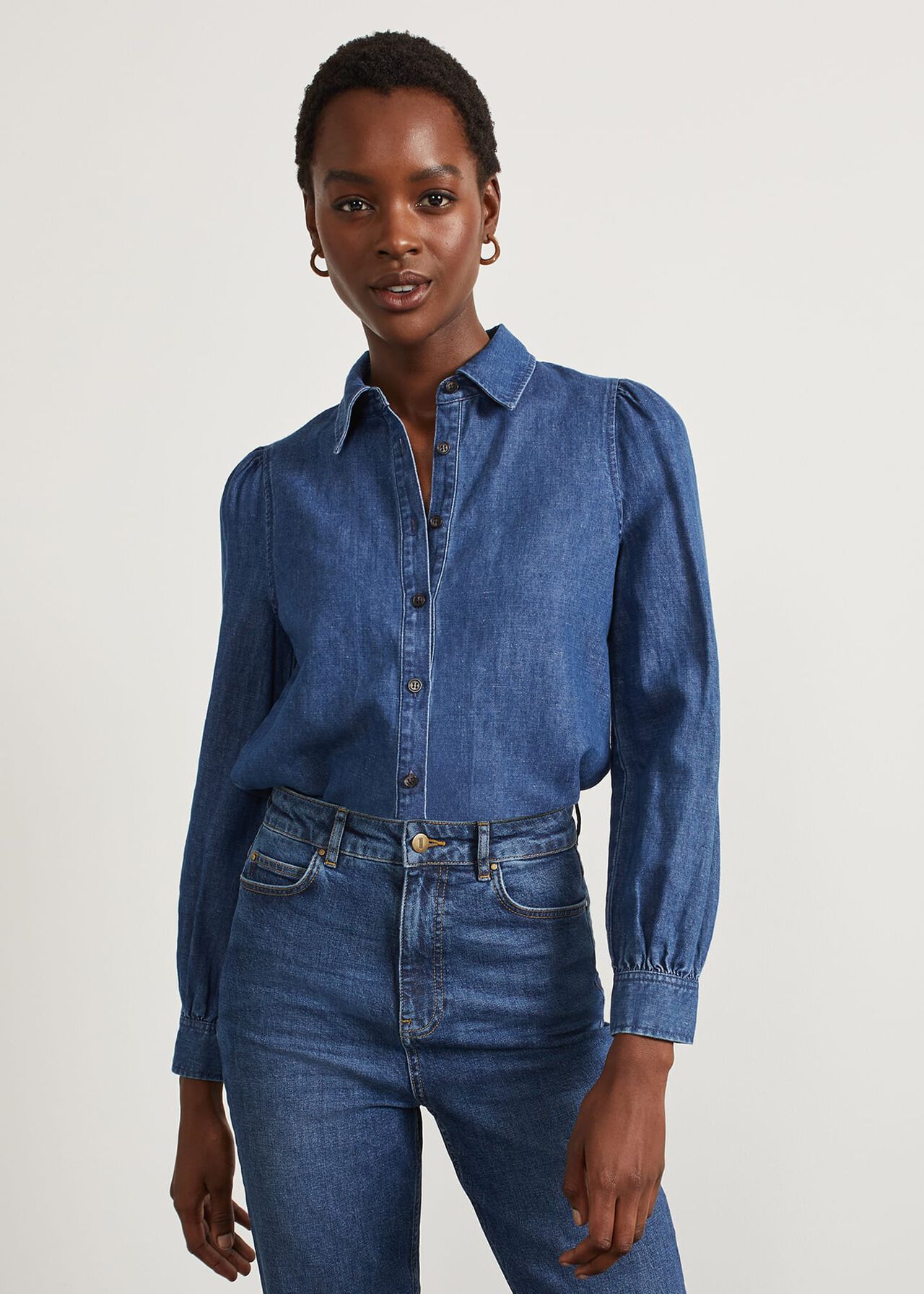 Wetherby Denim Top | Hobbs UK