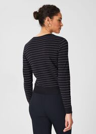 Robin Cardigan, Navy Ivory, hi-res