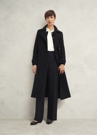 Yasmina Wool Blend Coat, Black, hi-res