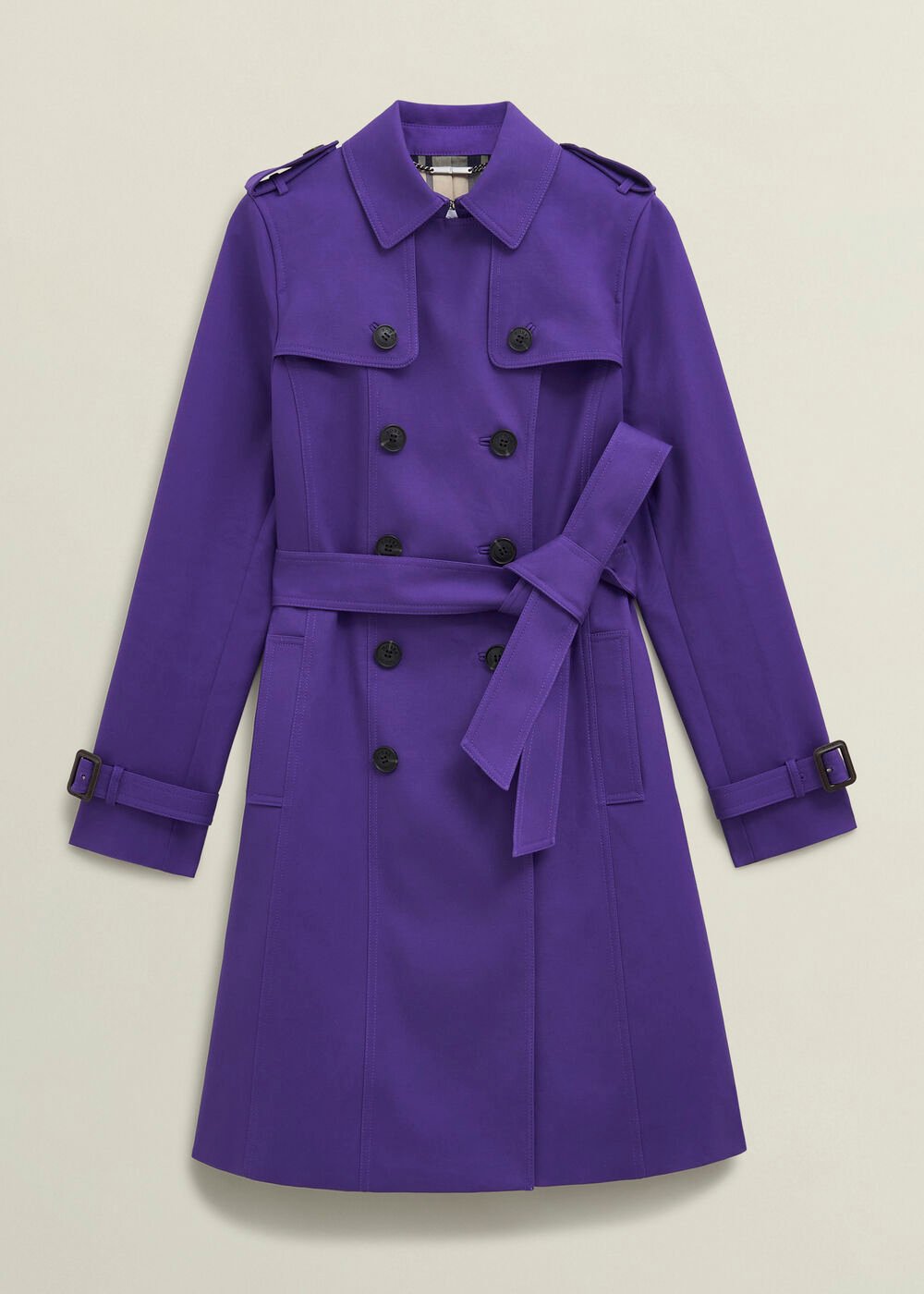 Petite Skylar Shower Resistant Trench Coat, Future Purple, hi-res